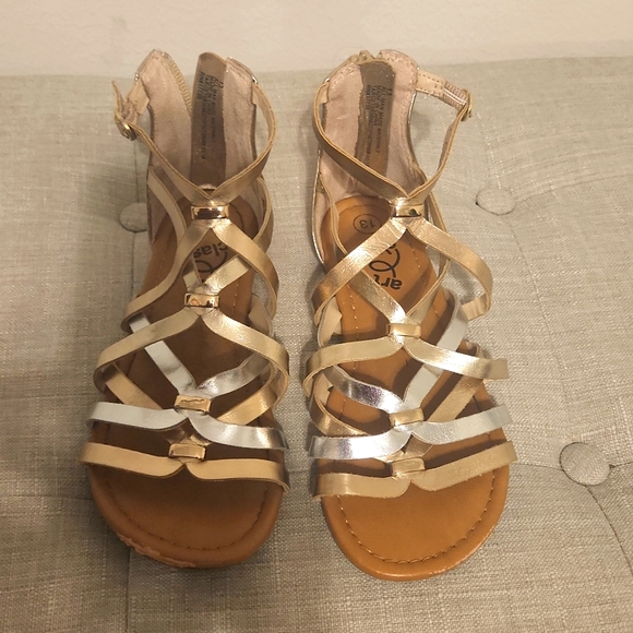 Art Class Silver and Gold Sandals- Size 13 - Picture 1 of 6